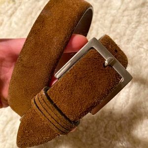 Made in Italy 85cm Suede Belt